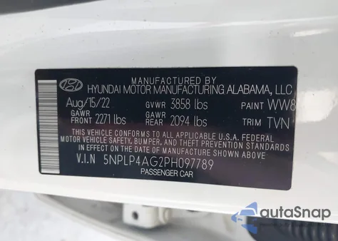 2023 Hyundai Elantra Limited from USA, damaged, VIN 5NPLP4AG2PH097789